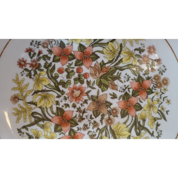 Corelle Indian Summer 10 1/4" Dinner Plate Autumn Color Flowers (Qty 2) - Picture 3 of 11
